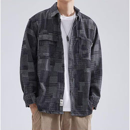 Men Abstract Printed Relaxed Fit Casual Shirt