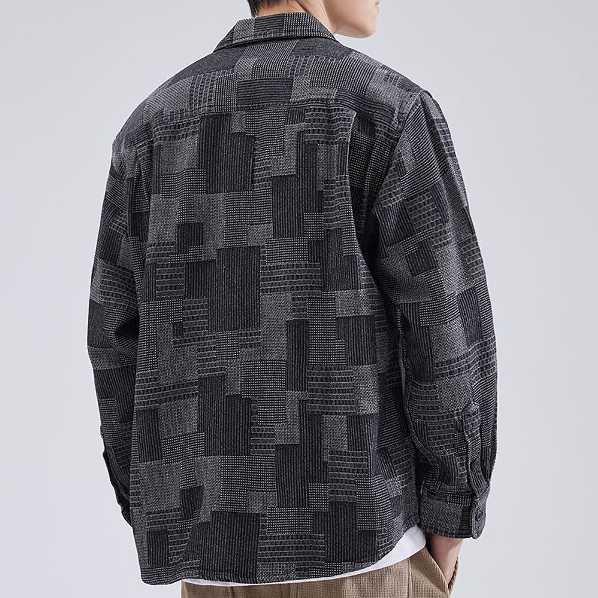 Men Abstract Printed Relaxed Fit Casual Shirt