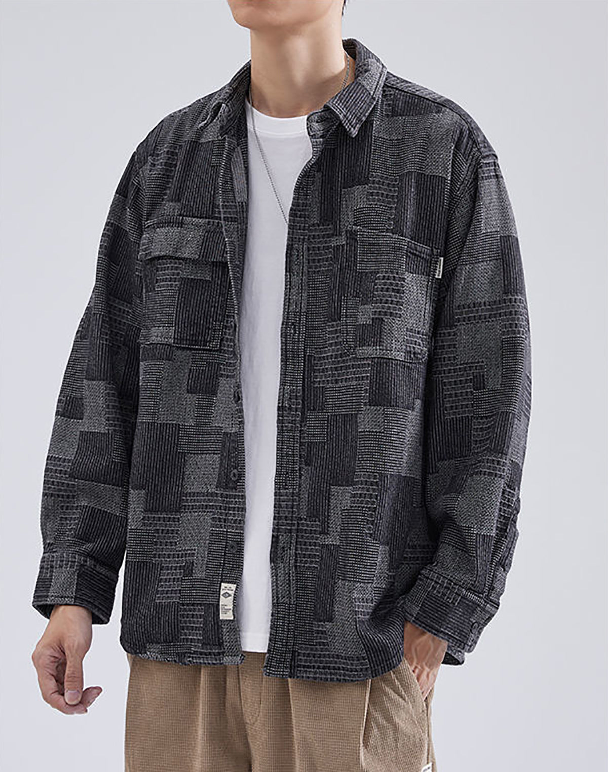 Men Abstract Printed Relaxed Fit Casual Shirt