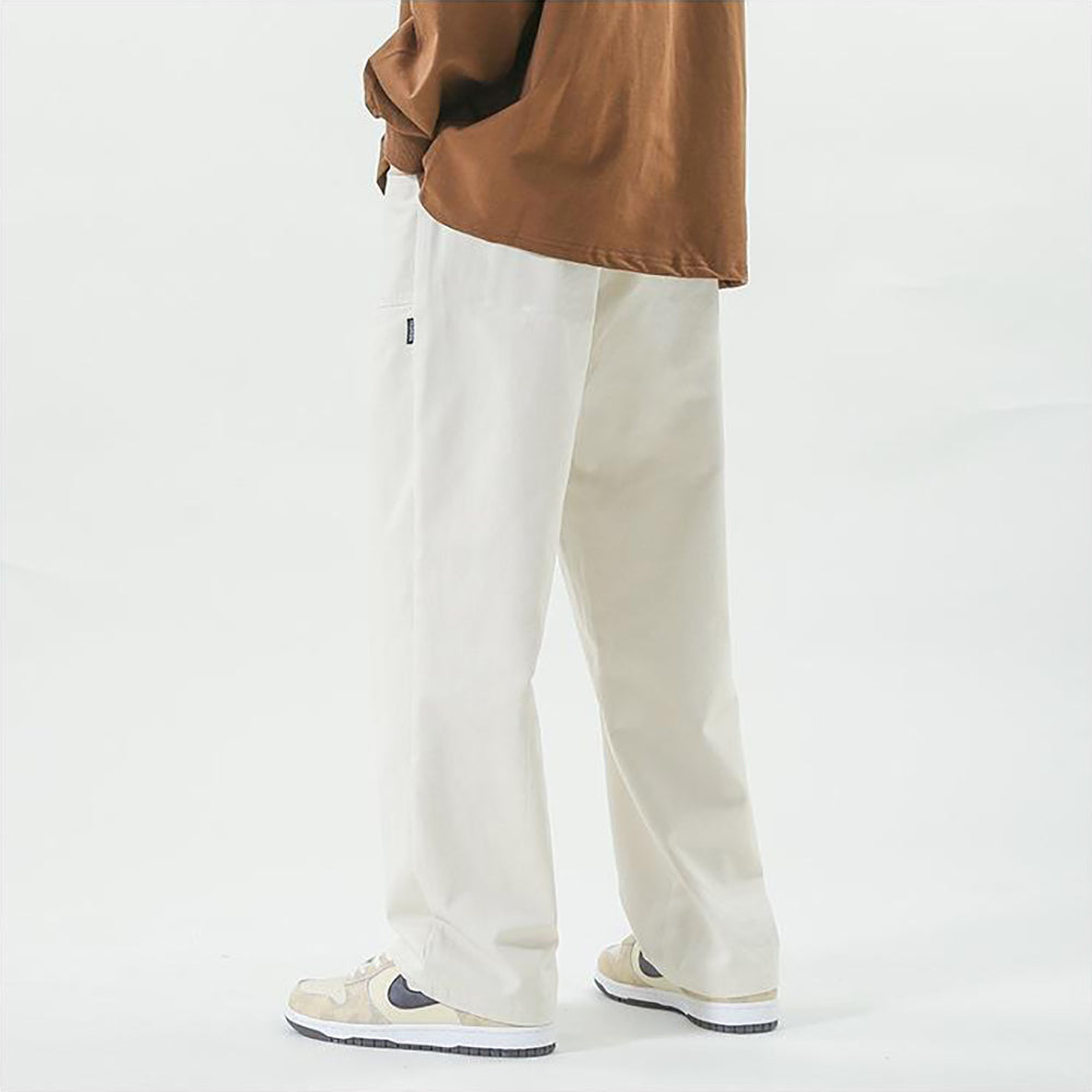 Men Solid Straight Fit Culottes Trousers
