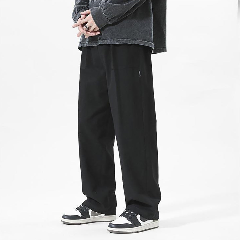 Men Straight Fit Mid-Rise Trouser