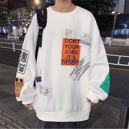 Men Typography Printed Sweatshirt