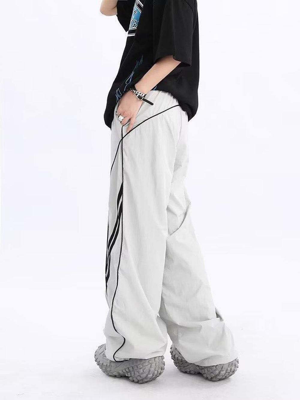 Men Loose Fit Trousers
