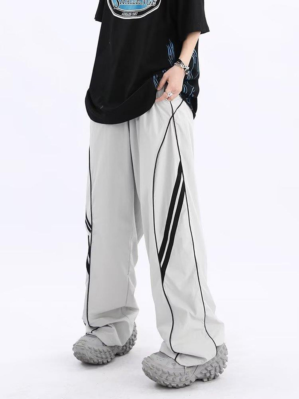 Men Loose Fit Trousers