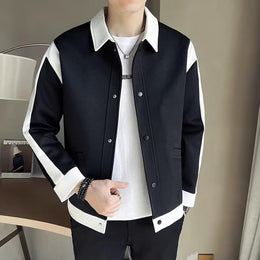 Men Colourblocked Casual Tailored Jacket