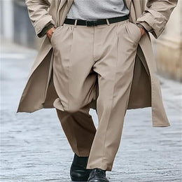 Men Mid-Rise Regular Fit Easy Wash Formal Trousers