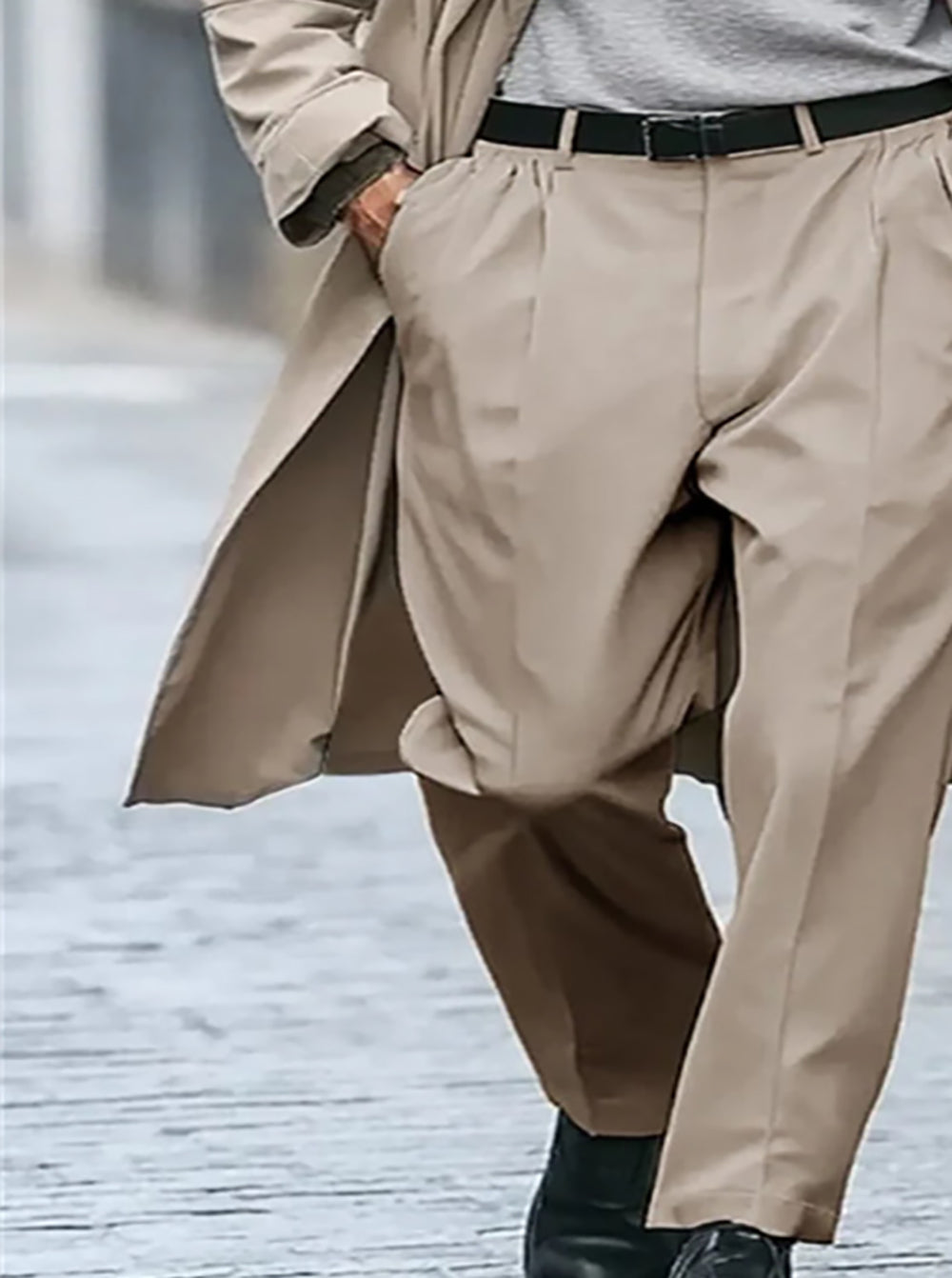 Men Mid-Rise Regular Fit Easy Wash Formal Trousers