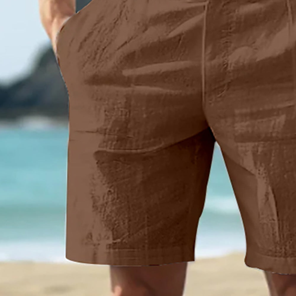 Men Regular Fit High-Rise Shorts