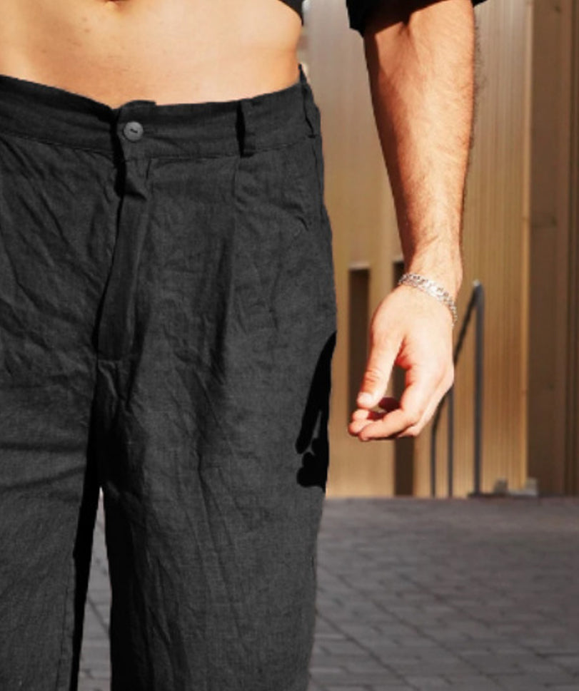Men Regular Fit Easy Wash Trousers