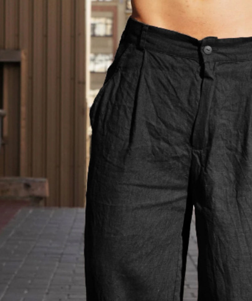 Men Regular Fit Easy Wash Trousers