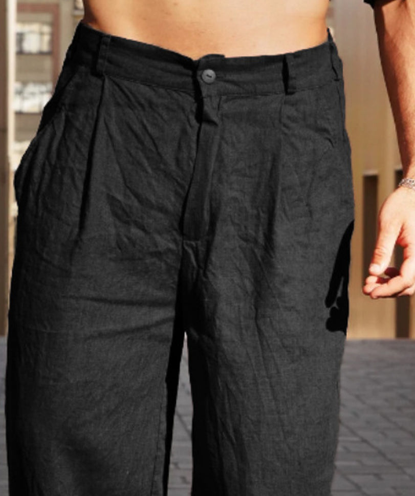 Men Regular Fit Easy Wash Trousers