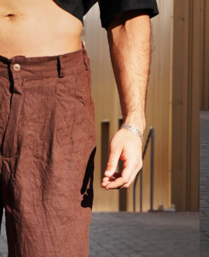 Solid Mid-Rise Regular Trousers