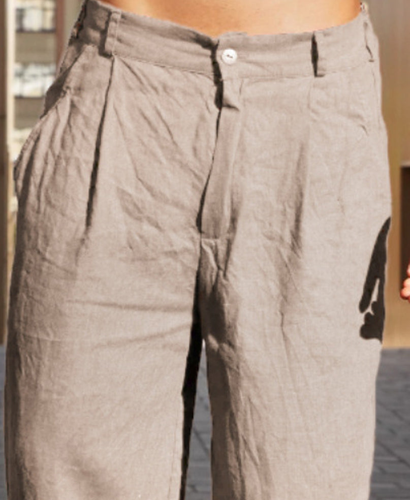 Men Relaxed Fit Trousers