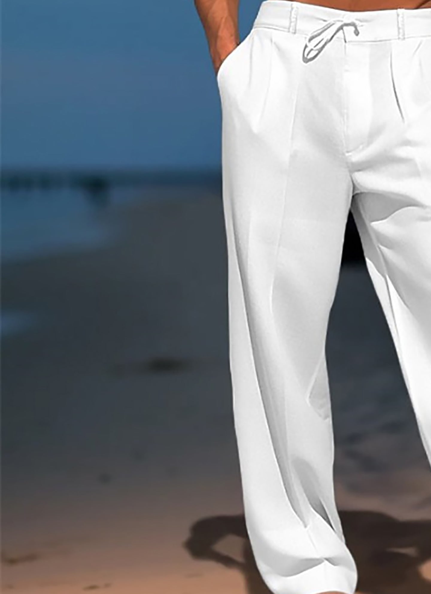 Men Loose Fit Mid-Rise Peg Trousers