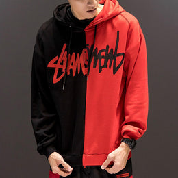 Men Printed Hooded Sweatshirt