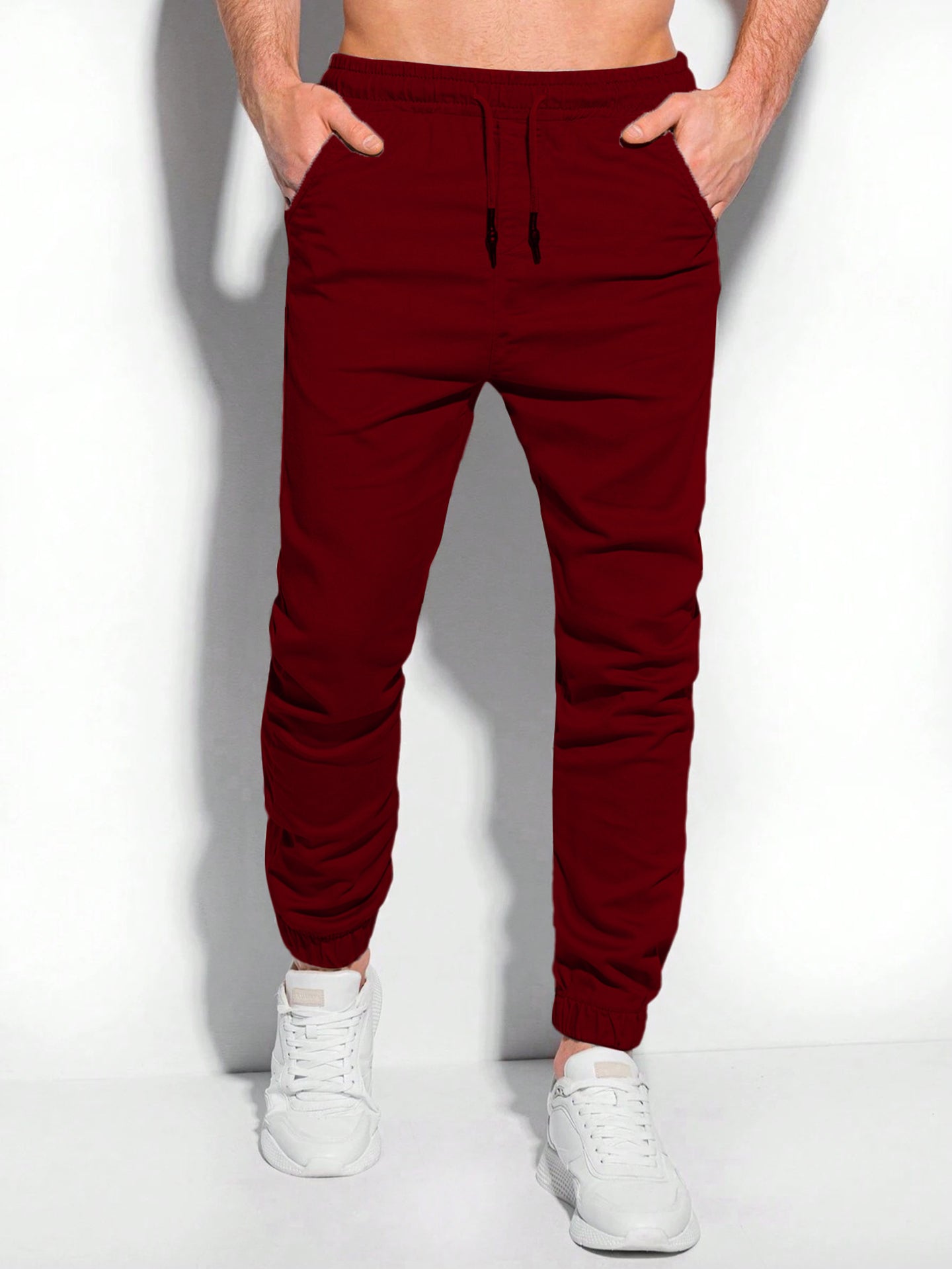 Men Regular Fit Mid-Rise Joggers