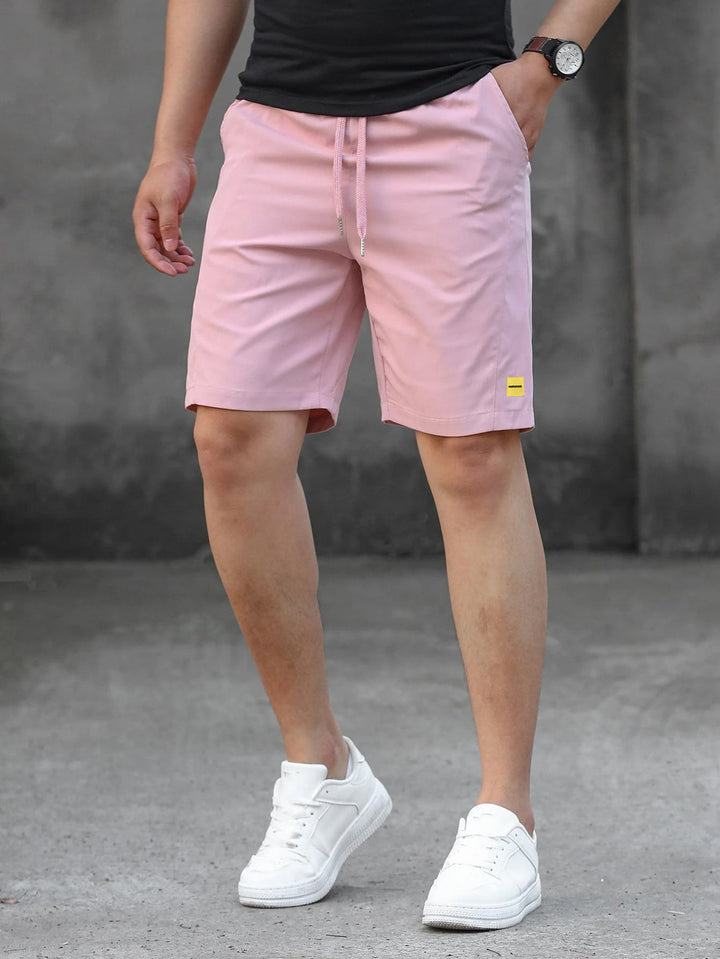 Men Skinny Fit Low-Rise Regular Shorts