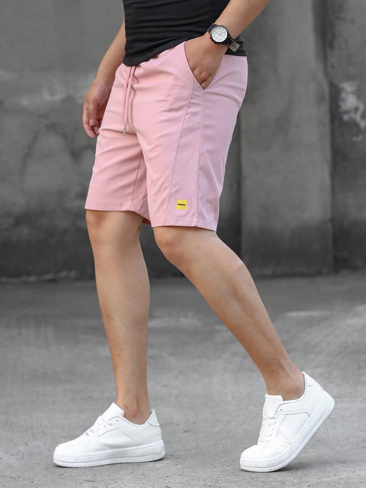 Men Skinny Fit Low-Rise Regular Shorts