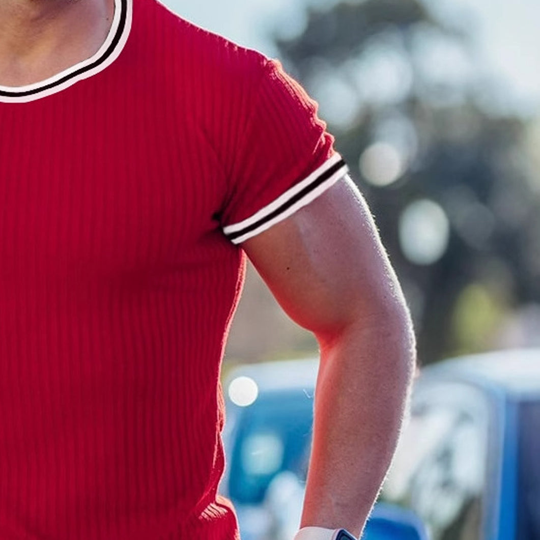 Round Neck Slim Fit T-shirt