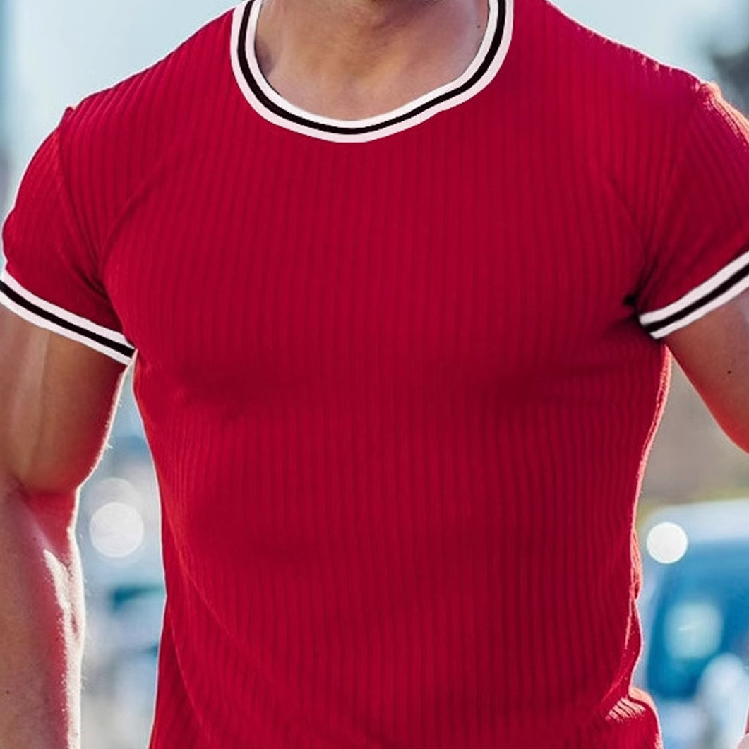 Round Neck Slim Fit T-shirt