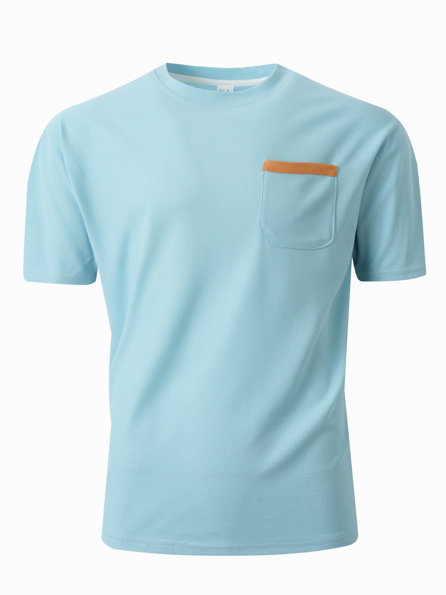 Round Neck Pocket Detailing Regular Fit T-shirt