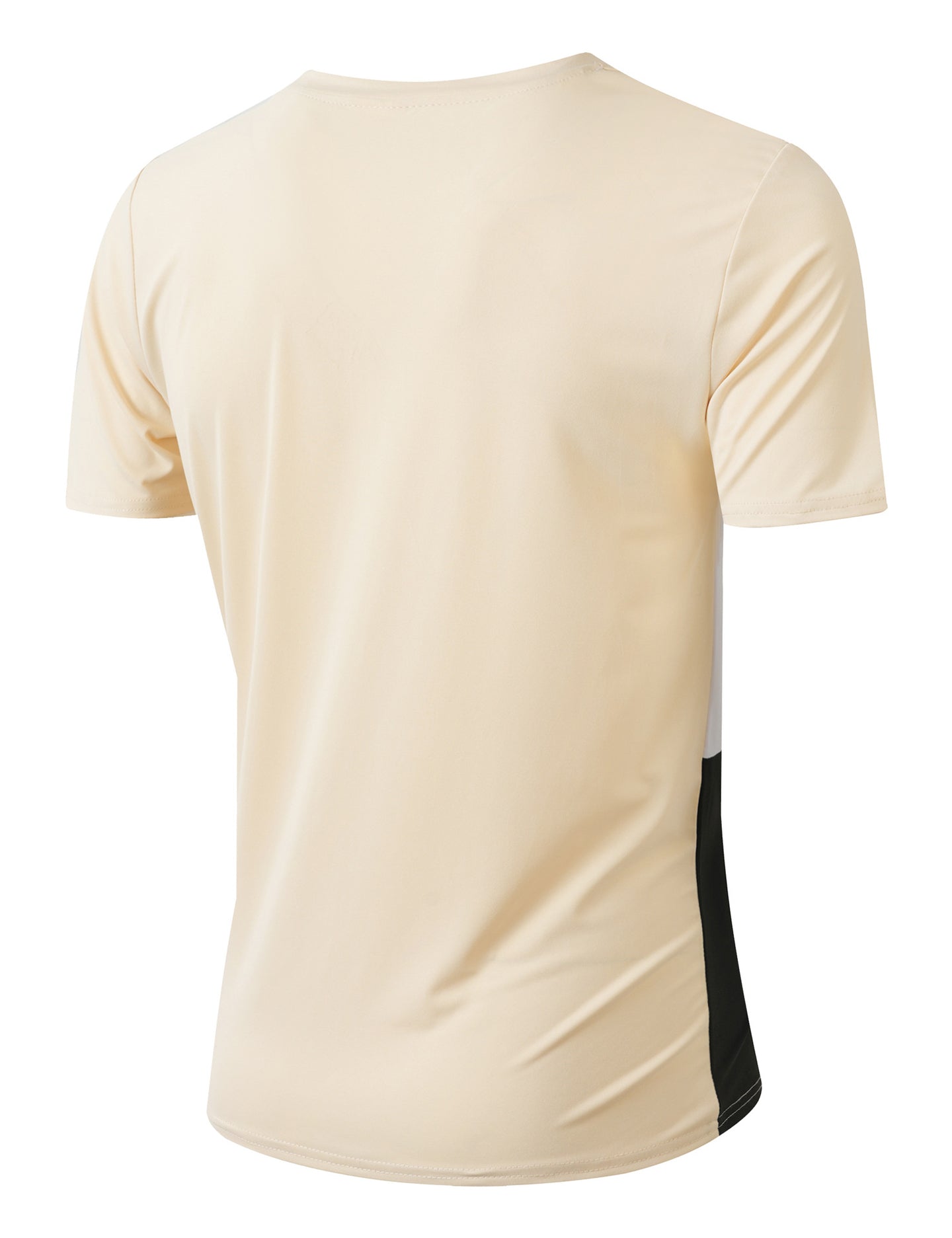 Men Colourblocked Round Neck T-shirt