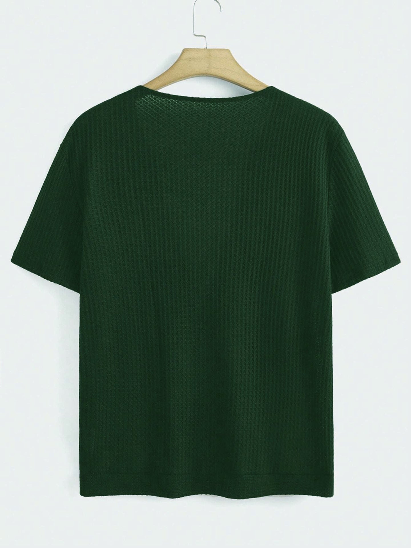 Men V-Neck Short Sleeves Fit T-shirt