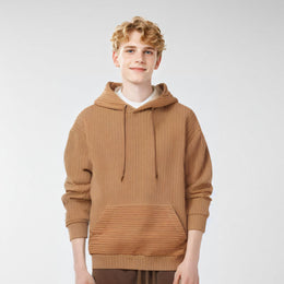 Men Hooded Long Sleeves Pullover Sweatshirt