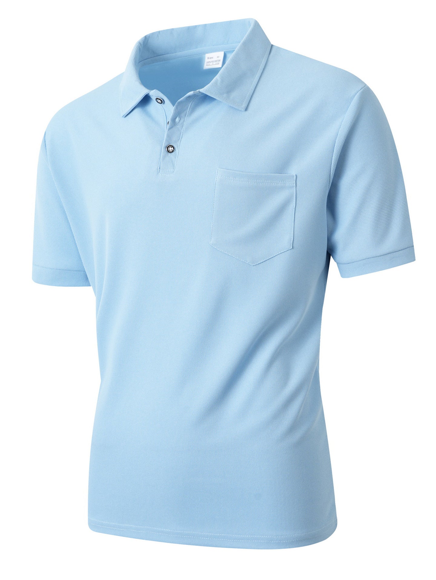 Men Solid Polo Collar T-shirt