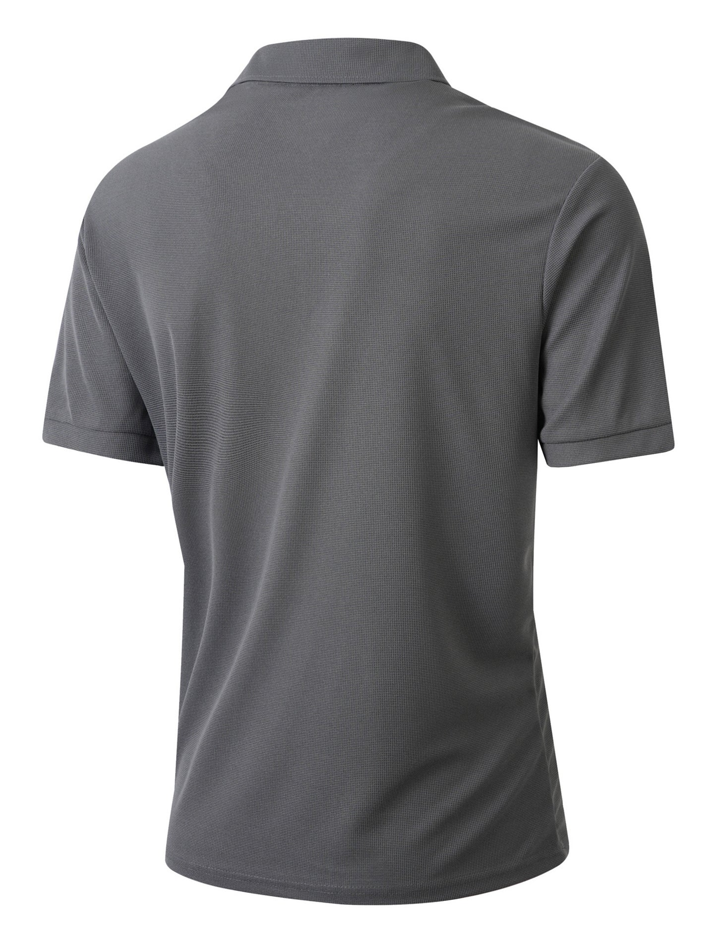 Men Solid Polo Collar T-shirt