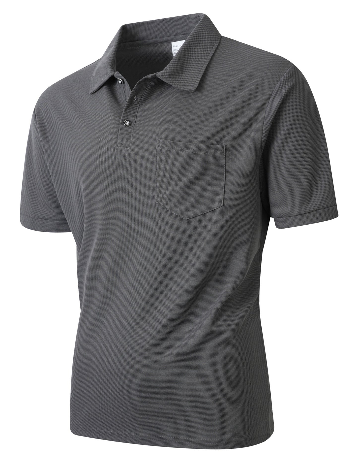 Men Solid Polo Collar T-shirt