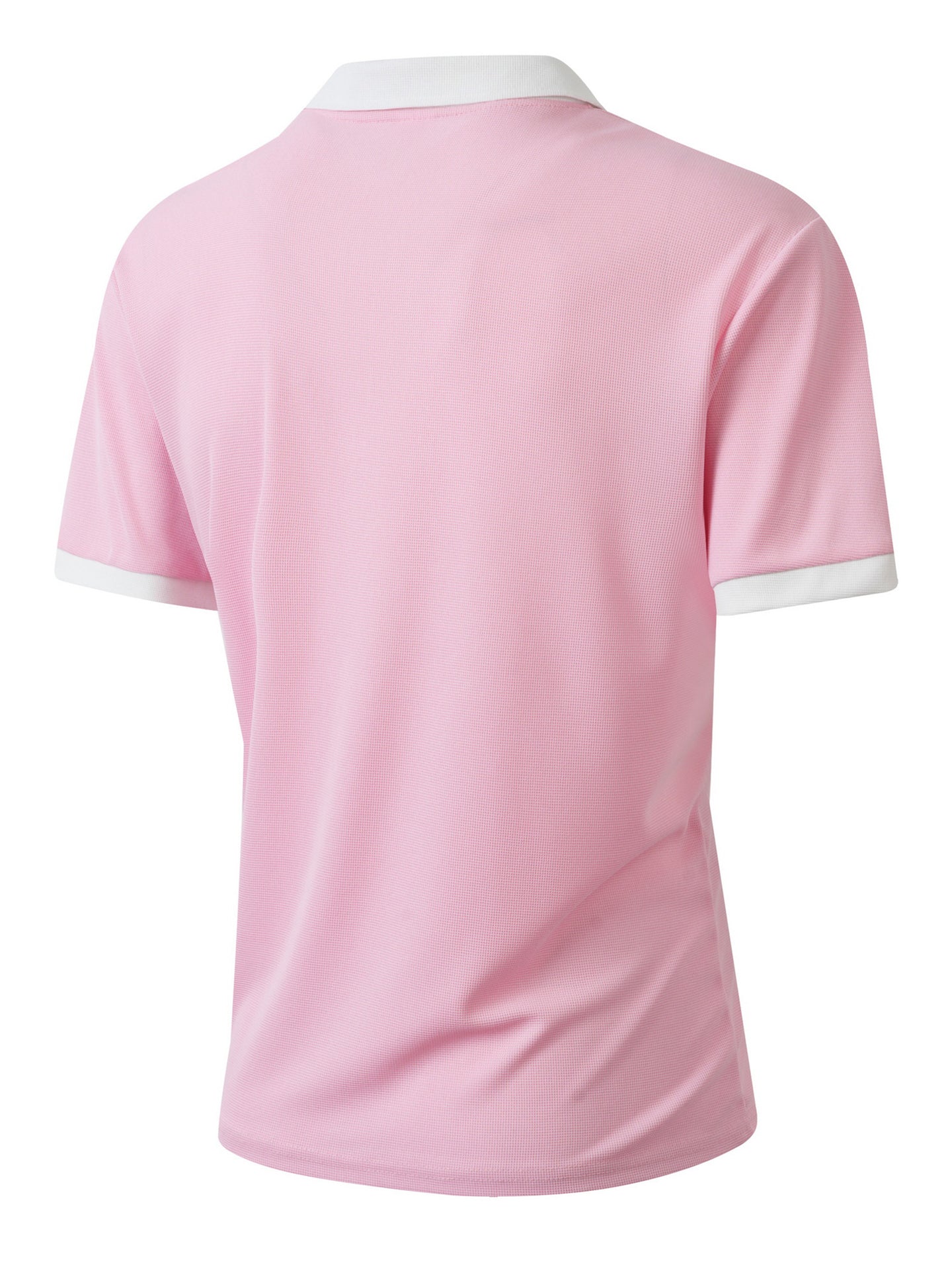 Men Solid Polo Collar T-shirt