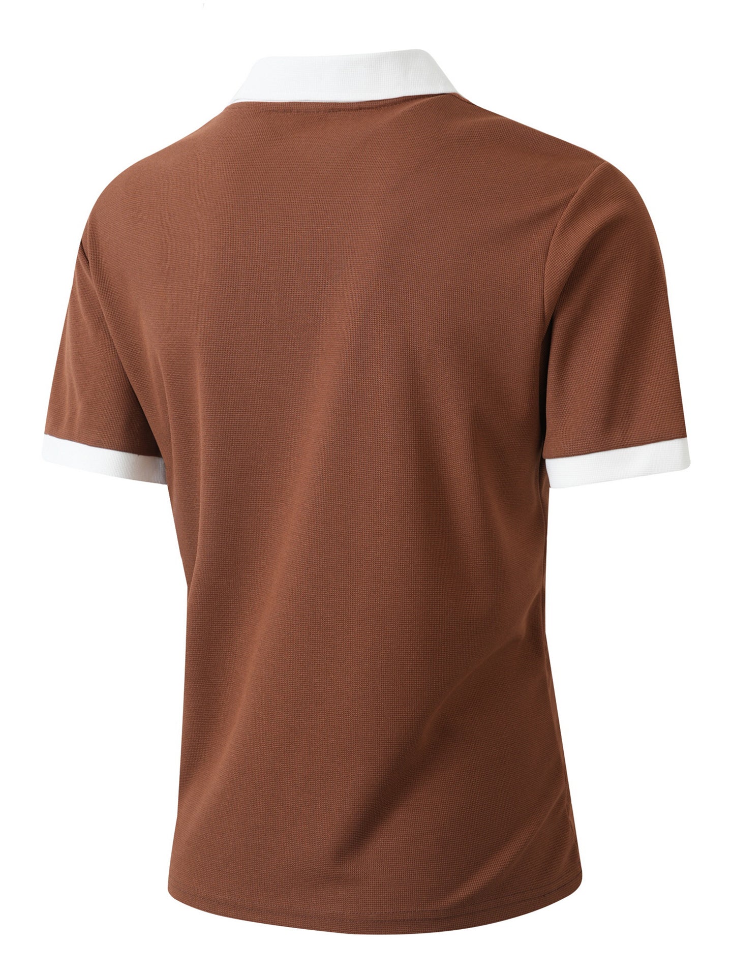 Men Solid Polo Collar T-shirt