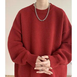 Men Round Neck Long Sleeves Sweatshirt