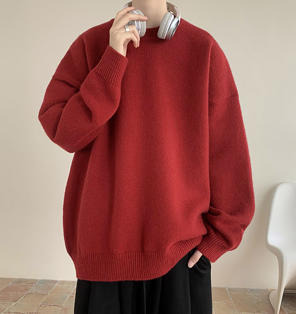 Men Round Neck Long Sleeves Sweatshirt