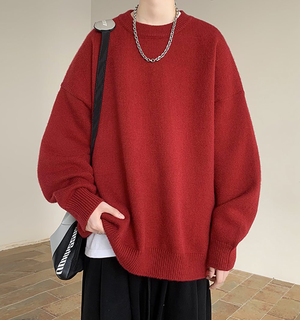 Men Round Neck Long Sleeves Sweatshirt