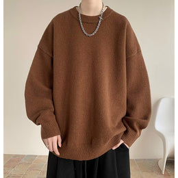 Men Round Neck Pullover Sweatshirt