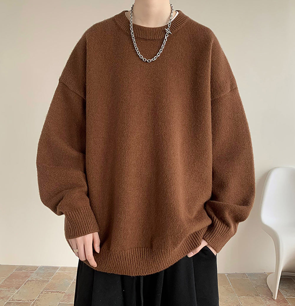Men Round Neck Pullover Sweatshirt