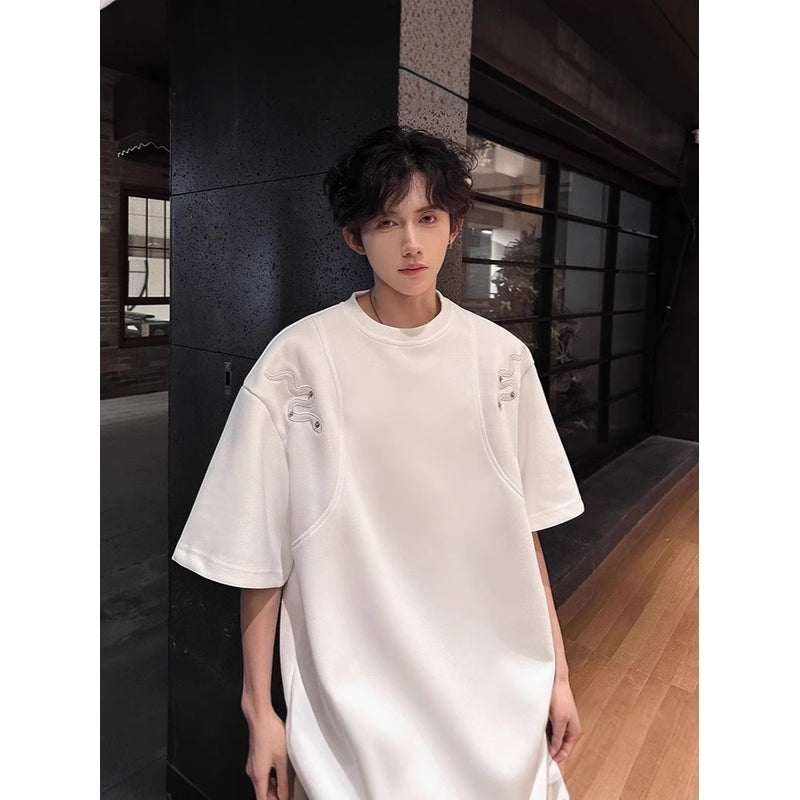 Oversized Round Neck Short Sleeves T-shirt