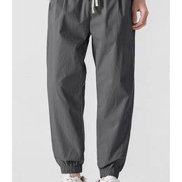 Men Solid Regular Trousers