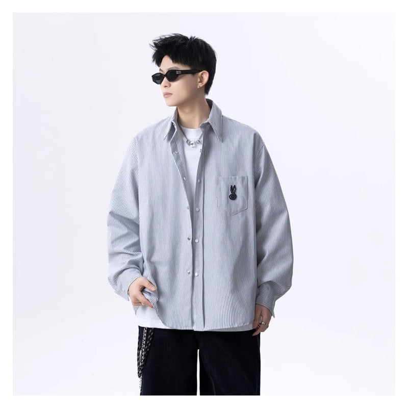 Textured Spread Collar Regular Fit Shirt