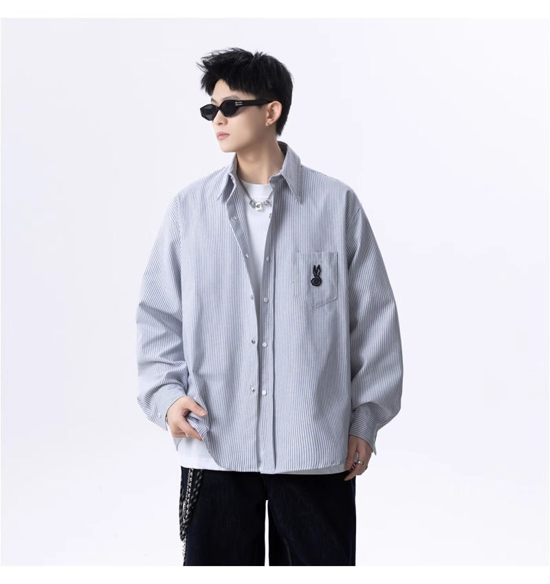 Textured Spread Collar Regular Fit Shirt