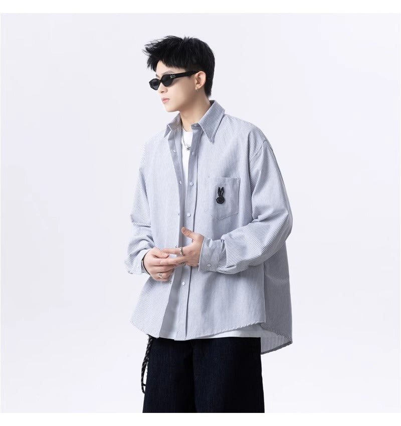 Textured Spread Collar Regular Fit Shirt
