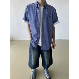 Men Micro Checks Casual Shirt