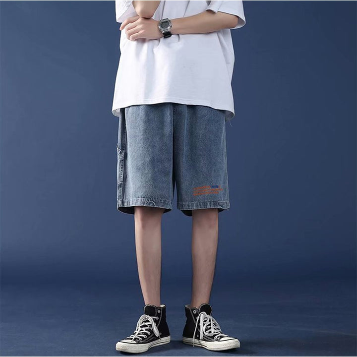 Men Regular Fit Denim Shorts