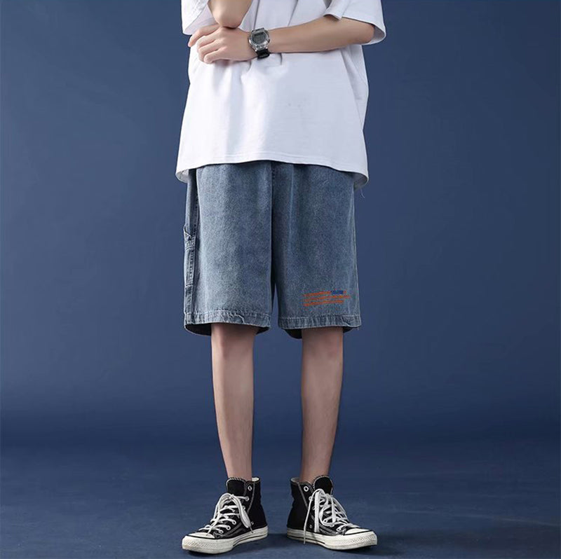 Men Regular Fit Denim Shorts