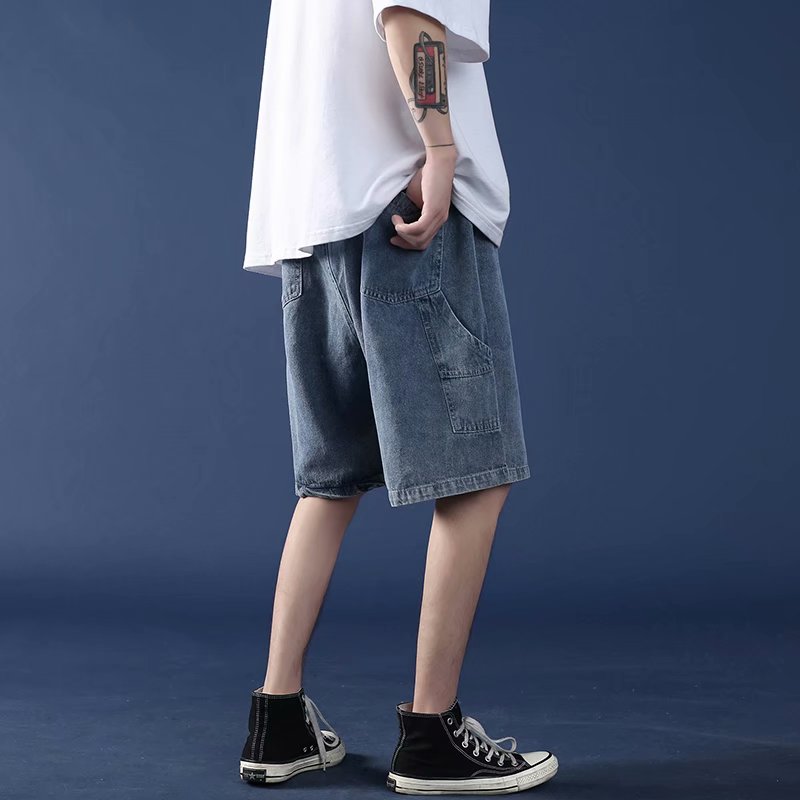 Men Regular Fit Denim Shorts