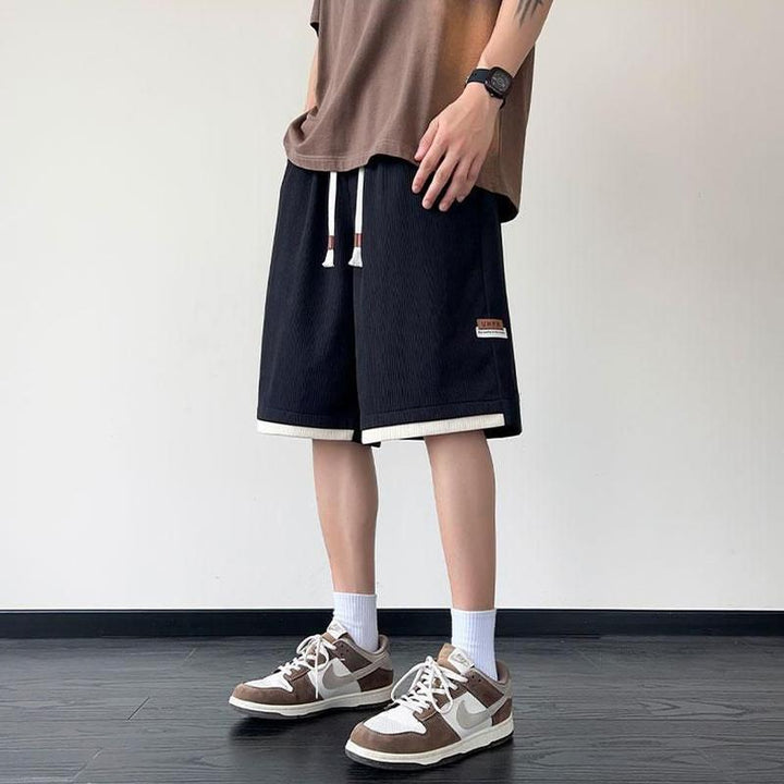 Men Solid Mid-Rise Outdoor Shorts