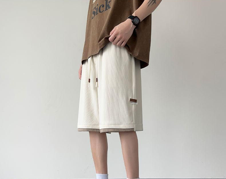 Men Mid Rise Loose Fit Regular Shorts