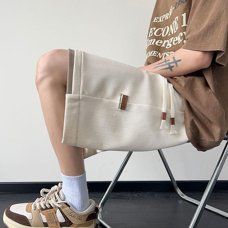 Men Mid Rise Loose Fit Regular Shorts